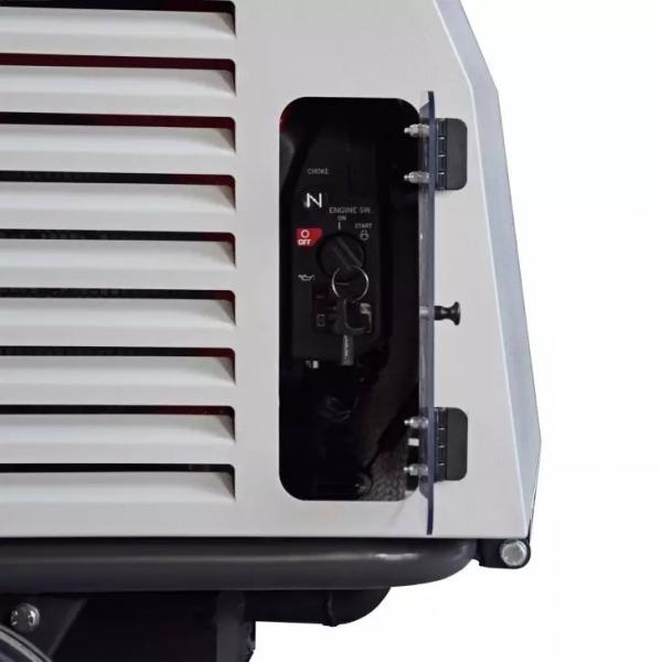 ELMAG mobile construction site compressor ROTAIR VRK 16AE 8 bar with HONDA engine GX630